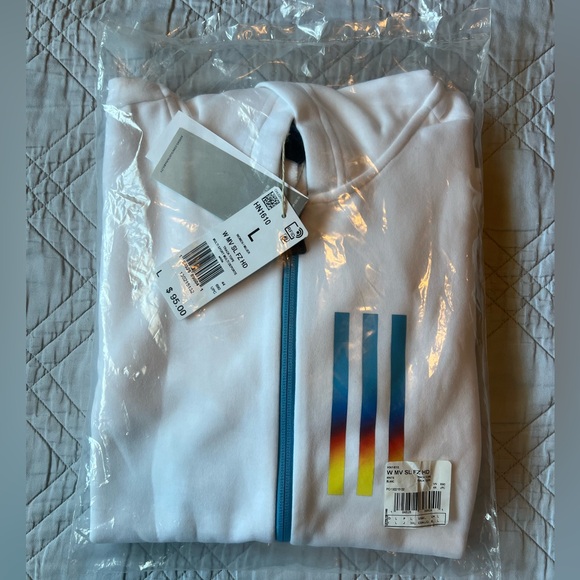 Adidas Hooded Sweatshirt Sportswear, white, Women’s Large (NWT) - Picture 8 of 11